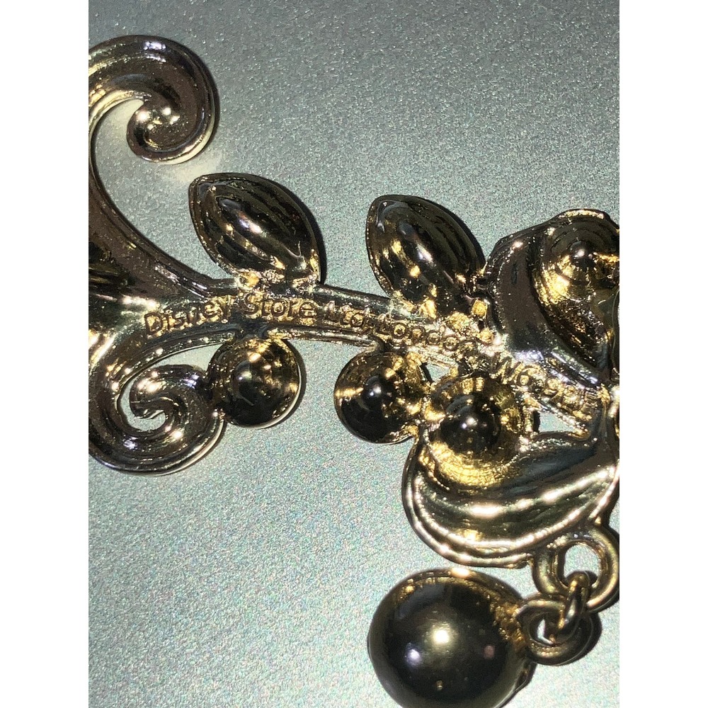 Disney Store London Beauty and the Beast Belle Rose Princess 15" Necklace! - Picture 8 of 11